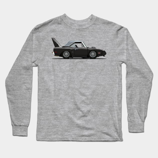 BLACK BIRD Long Sleeve T-Shirt by OldSkoolDesign